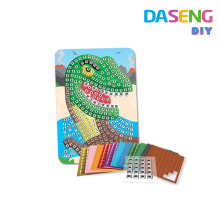 Sticky mosaico espuma arte kits para crianças